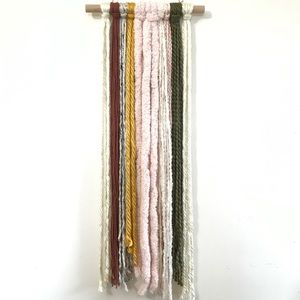 Whimsical Whirlwind 32” Yarn Wall Hanging Tapestry